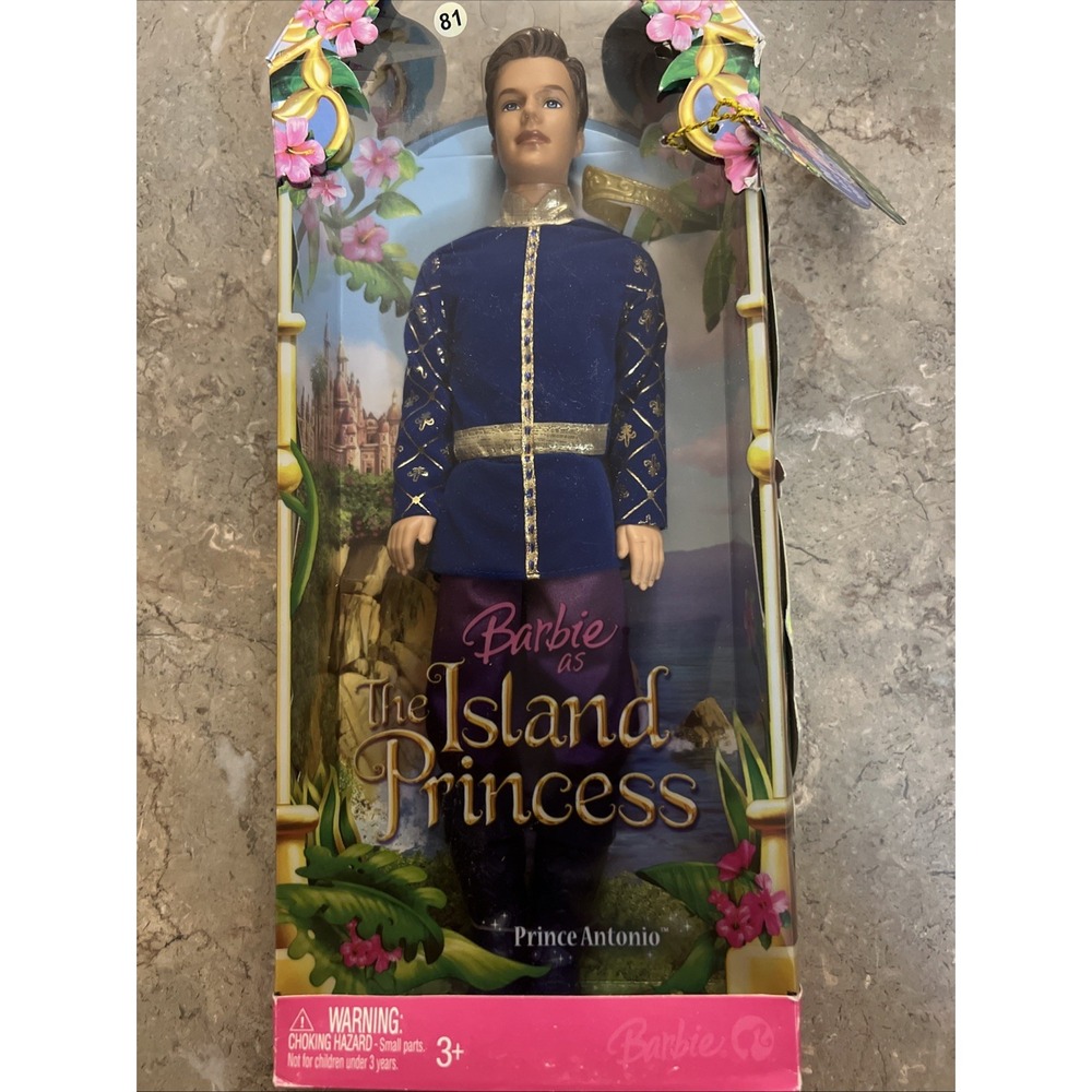 2007 Barbie As The Island Princess Prince Antonio Ken Doll